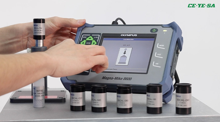 Medidor de espesores Magna-Mike 8600